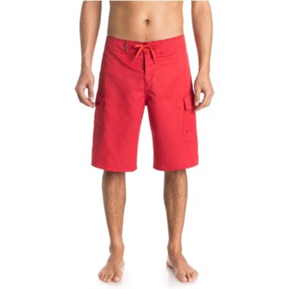 Quiksilver - Mens Manic Boardshorts, size 38 US mens, color red. - Picture 1 of 7